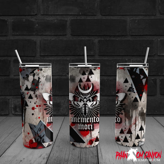 Memento Mori / Death Moth Light Tumbler