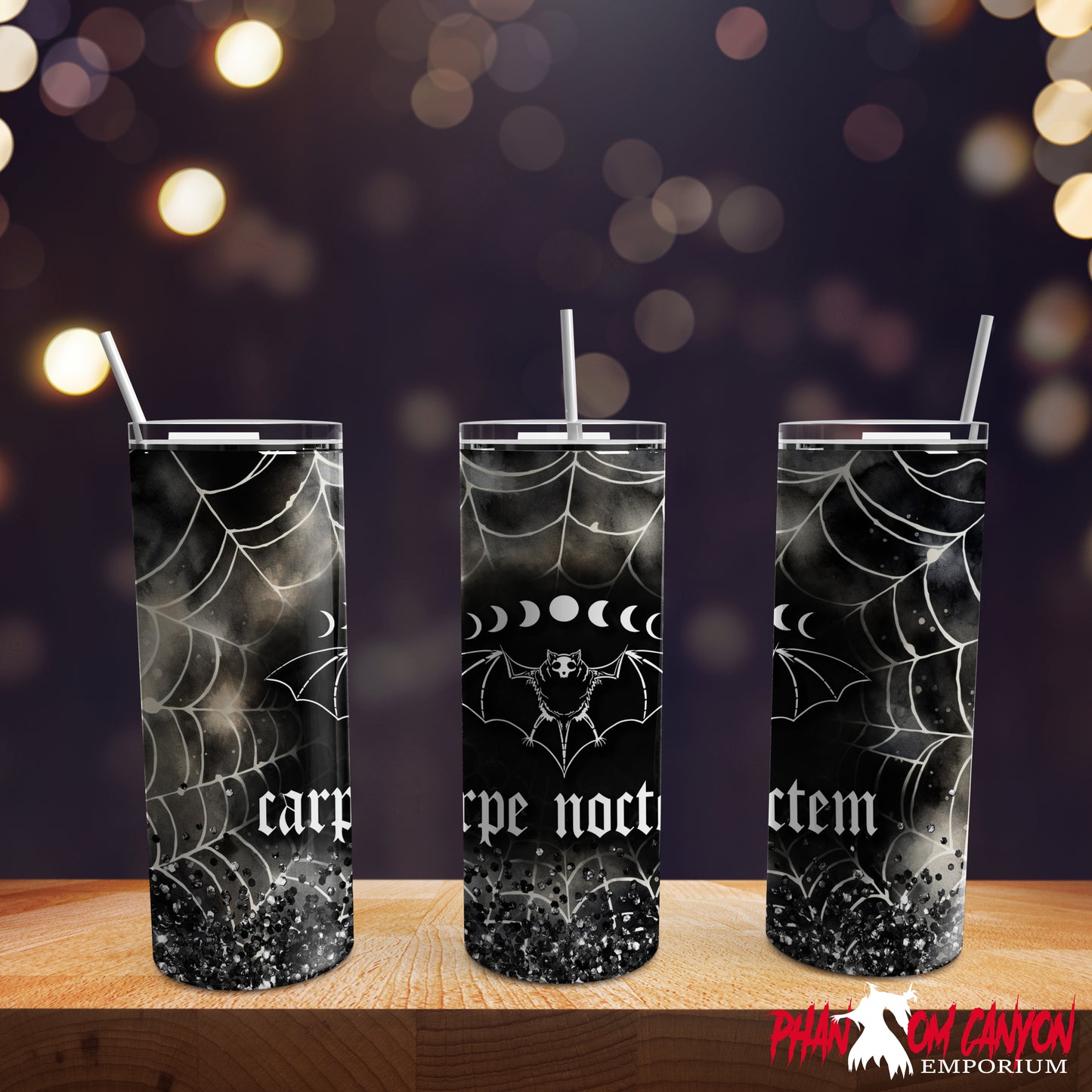 Carpe Noctem Dark Tumbler