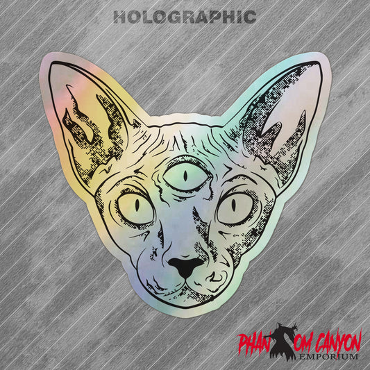 Third Eye Cat / Sphynx Sticker